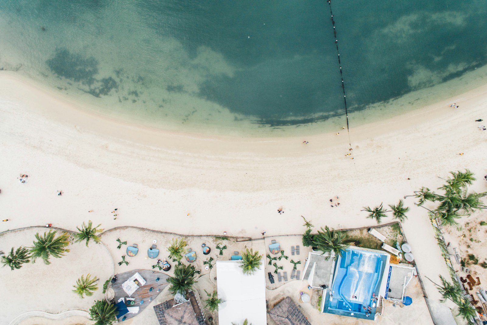 bird's eyeview of seashore